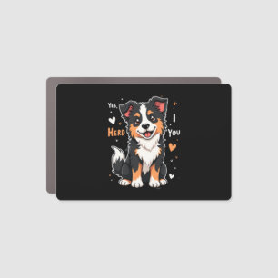 Funny Australian Shepherd Mom Gifts Aussie Yes I H Car Magnet