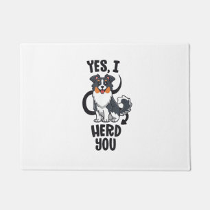 Funny Australian Shepherd Mom Gifts Aussie Yes I H Doormat