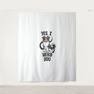 Funny Australian Shepherd Mom Gifts Aussie Yes I H Tapestry