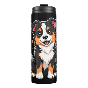 Funny Australian Shepherd Mom Gifts Aussie Yes I H Thermal Tumbler