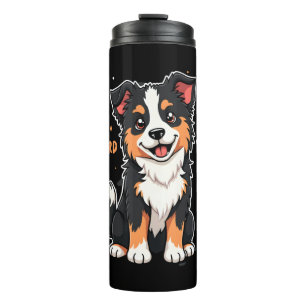 Funny Australian Shepherd Mom Gifts Aussie Yes I H Thermal Tumbler