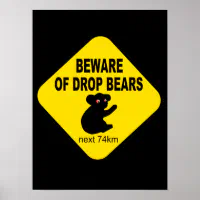 Drop Bear warning | Poster