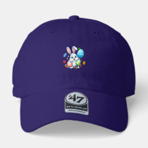 Funny Autism Awareness Puzzle Easter Bunny Eggs Ki 47 Brand Hat