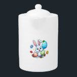 Funny Autism Awareness Puzzle Easter Bunny Eggs Ki Teapot<br><div class="desc">Funny Autism Awareness Puzzle Easter Bunny Eggs Kids Boys T-Shirt</div>
