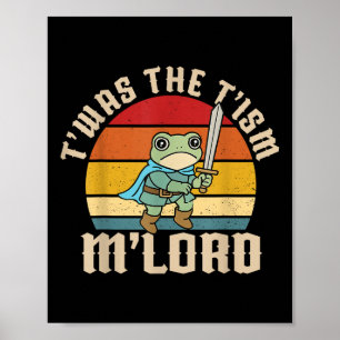 Funny Autism Awareness Support Twas The Tism M Lor Poster