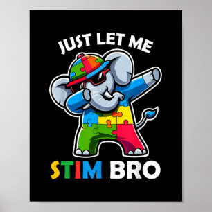 Funny Autism Cute Autism Awareness Kids  Poster