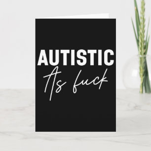 Funny Autism Jokes Card