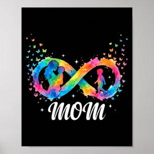 Funny autism mom quote neurodiversity awareness poster