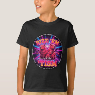 Funny Autism Rizz Em With The Tism Capybara Meme A T-Shirt