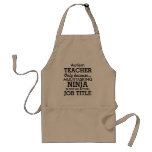 Funny Autism Special Needs Teacher Adult Apron at Zazzle