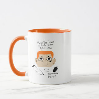 Funny Autistic Advice on Avoiding Eye Contact Mug