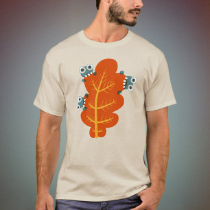Funny Autumn Leaf Nature Lover Fall Season T-Shirt