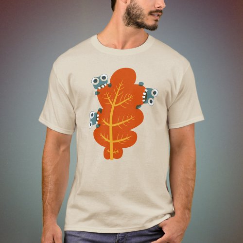 Funny Autumn Leaf Nature Lover Fall Season T_Shirt