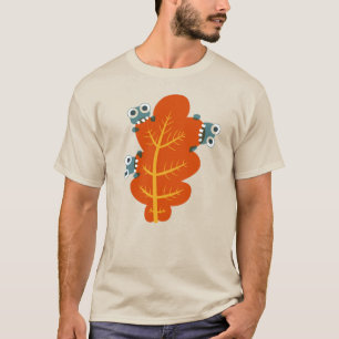 Funny Autumn Leaf Nature Lover Fall Season T-Shirt
