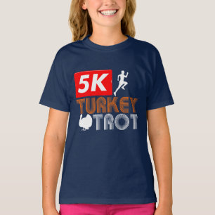 Funny Autumn Thanksgiving Turkey Trot Fall T-Shirt