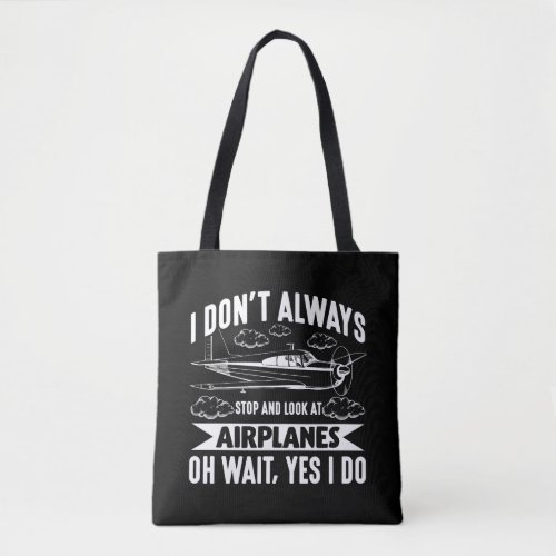 Funny Aviation Aircraft Airplane Lover Plane Tote Bag