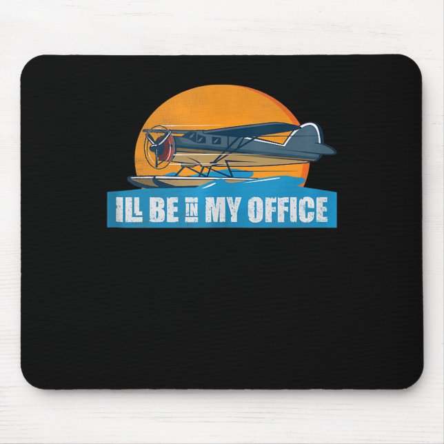 Funny Aviation Apparel Be Office Funny Pilot Gift Mouse Pad (Front)