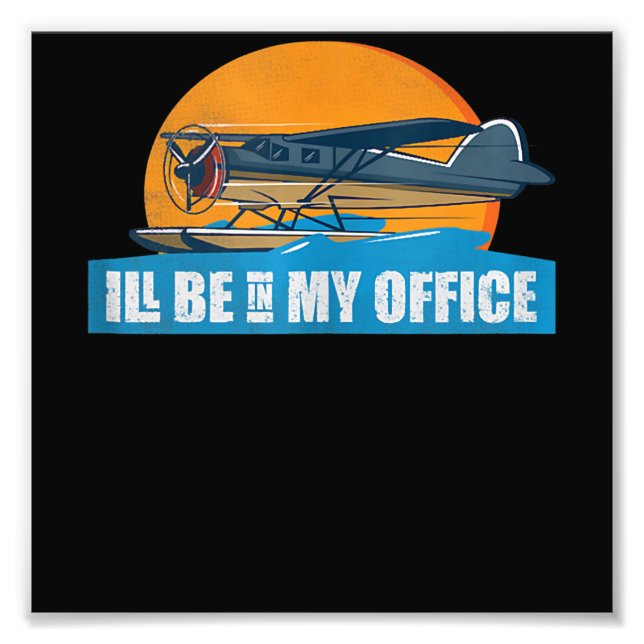 Funny Aviation Apparel Be Office Funny Pilot Gift Photo Print (Front)