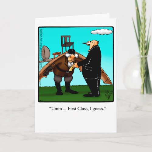 Funny Aviation History Month Greeting Card