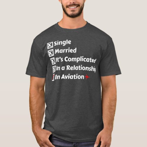 Funny Aviation Relationship for Flight Attendant T_Shirt