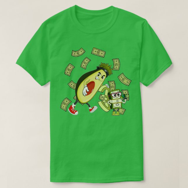funny avocado and euro pack T-Shirt (Design Front)