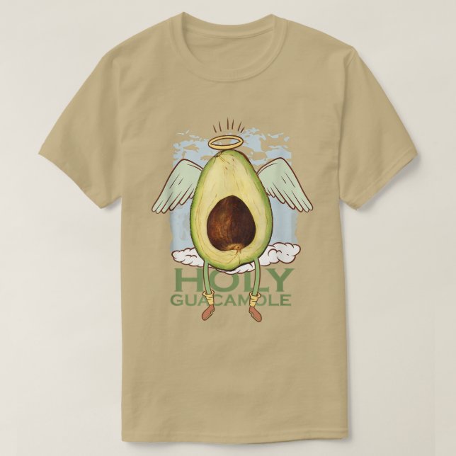 Funny avocado angel  T-Shirt (Design Front)