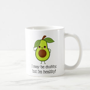 Funny Avocado Chubby But Good Fat Coffee Mug