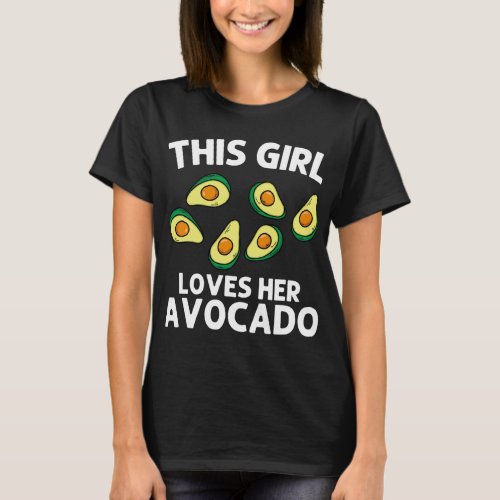 Funny Avocado For Girls Kid Pear Guac Avocados Mex T_Shirt