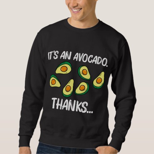 Funny Avocado For Men Women Pear Guac Avocados Mex Sweatshirt