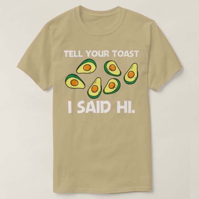 Funny Avocado For Men Women Pear Guac Avocados Mex T-Shirt (Design Front)