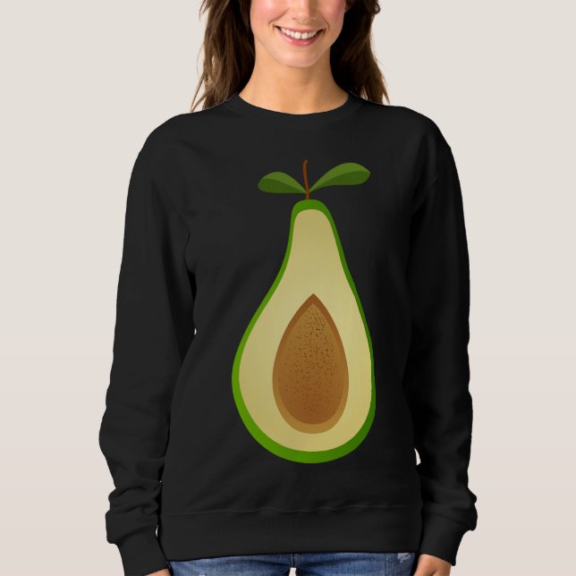 Funny Avocado Fruit Halloween Costume Gift Sweatshirt (Front)