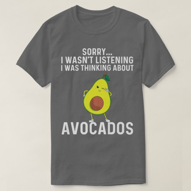 Funny Avocado Gift For Men Women Healthy Dessert F T-Shirt (Design Front)