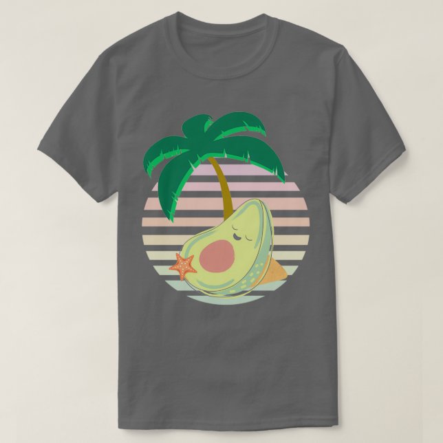 funny avocado i love avocado nice avocado on the b T-Shirt (Design Front)