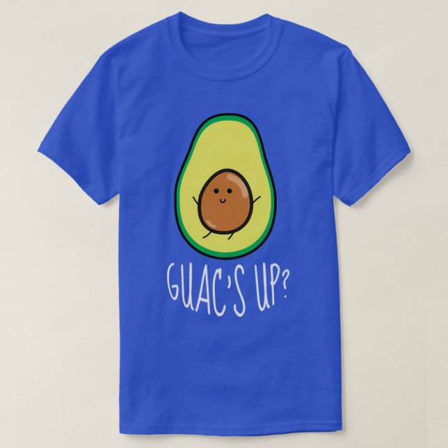 Funny Avocado Illustration T-Shirt (Design Front)