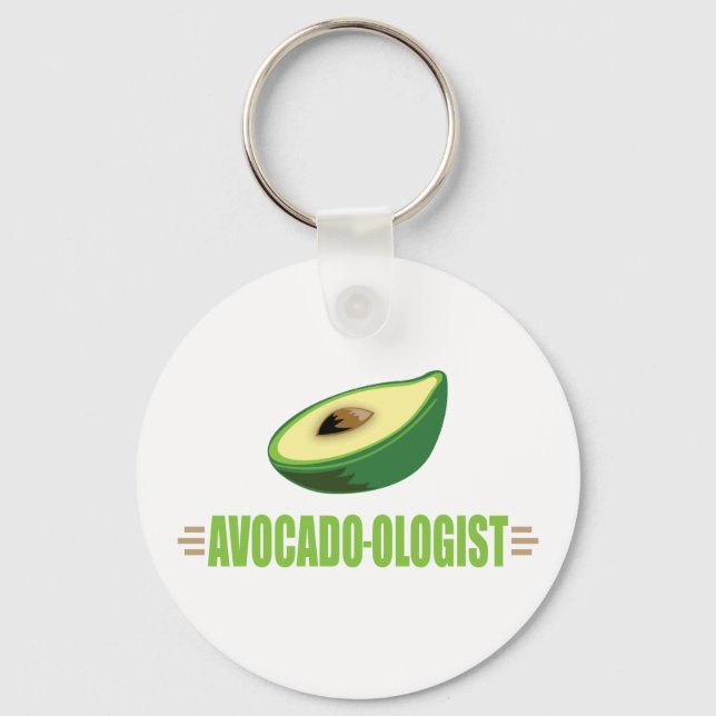 Funny Avocado Keychain (Front)