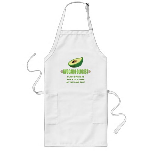 Funny Avocado Lover Long Apron