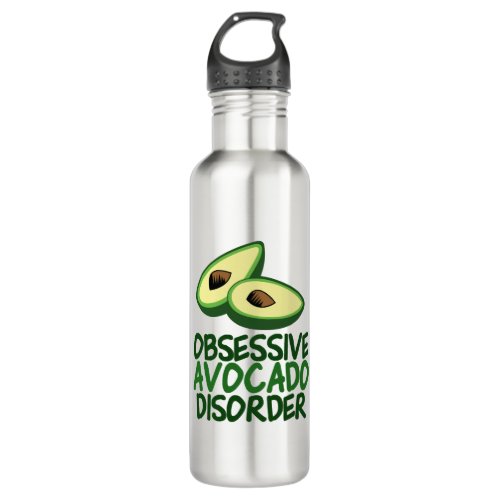 Funny Avocado Lover Stainless Steel Water Bottle