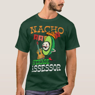 Funny Avocado Sombrero Fiesta Nacho Average Assess T-Shirt