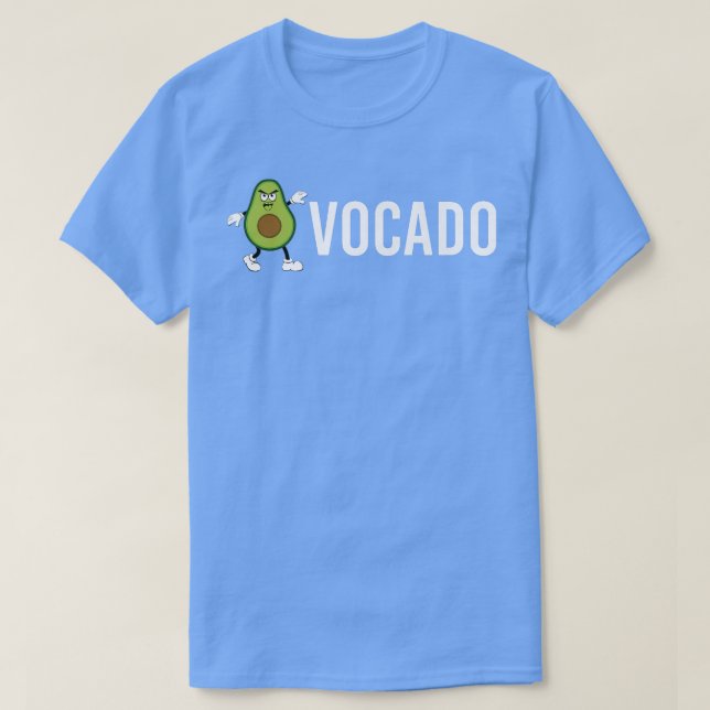 Funny Avocado Tee Funny Vegan Food Lover Tee Kids  (Design Front)