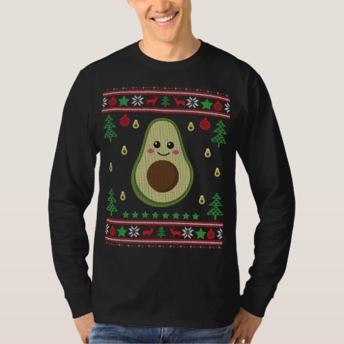 Funny Avocado Ugly Christmas Sweater Fruit Lover G