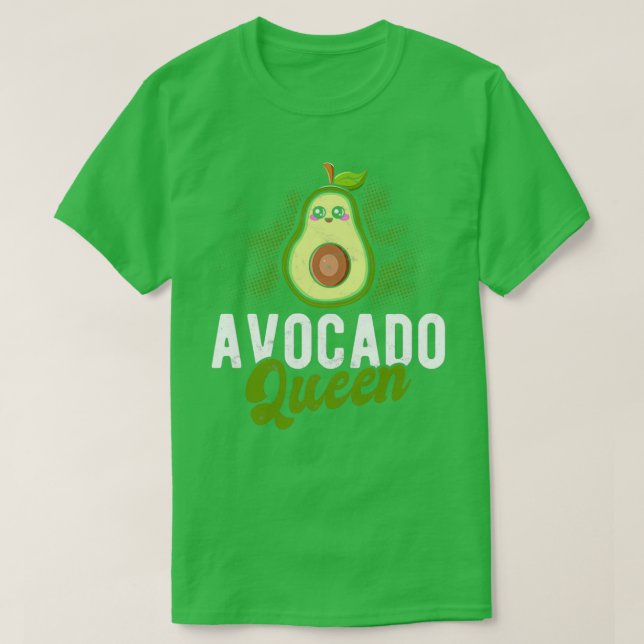 Funny Avocado Vegan Ladies Vegetarian Gift 2 T-Shirt (Design Front)