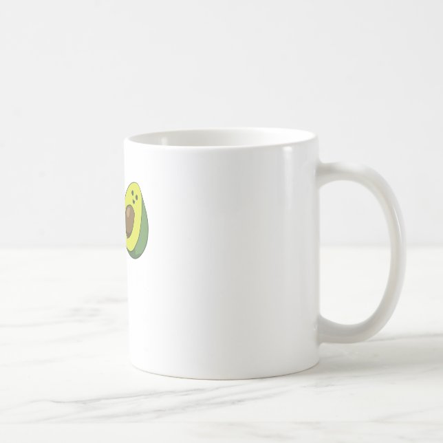 Funny Avocado You Complete Me Cute Avocado Coffee Mug (Right)