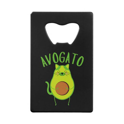 Funny Avogato Credit Card Bottle Opener