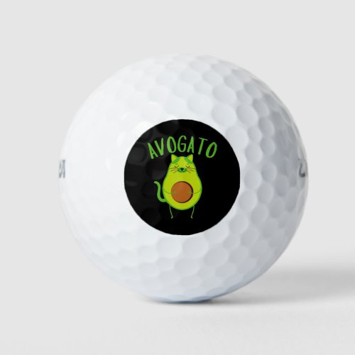 Funny Avogato Golf Balls