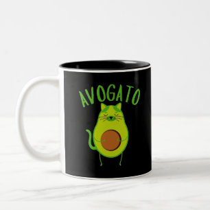 Funny Avogato Two-Tone Coffee Mug