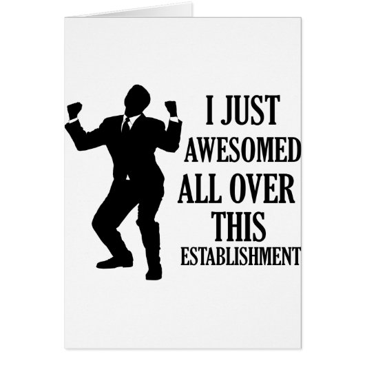 Funny awesome designs cards (Front)