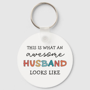 Funny Awesome Husband Gifts   Best Husband Ever  Keychain