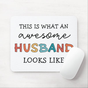 Funny Awesome Husband Gifts   Best Husband Ever Mouse Pad