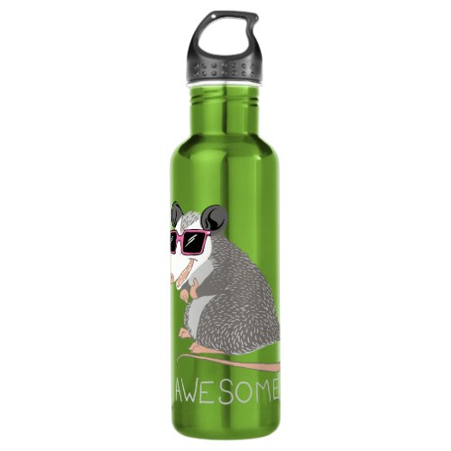 Funny Awesome Possum Water Bottle