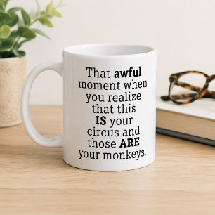 Funny Awful Moment Coffee Mug Office Humor Gift